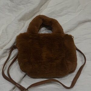 Free People Dolce Faux Fur Tote